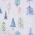 Festive Forest Christmas Tree Ultra-Soft Microfiber Quilt Set