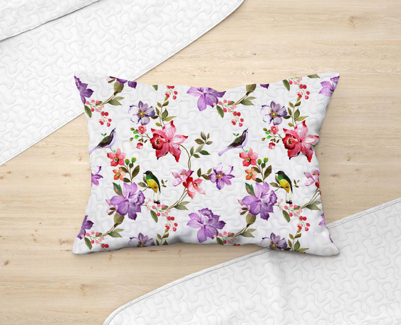 Lilo Floral Bird Ultra Soft Quilt Set