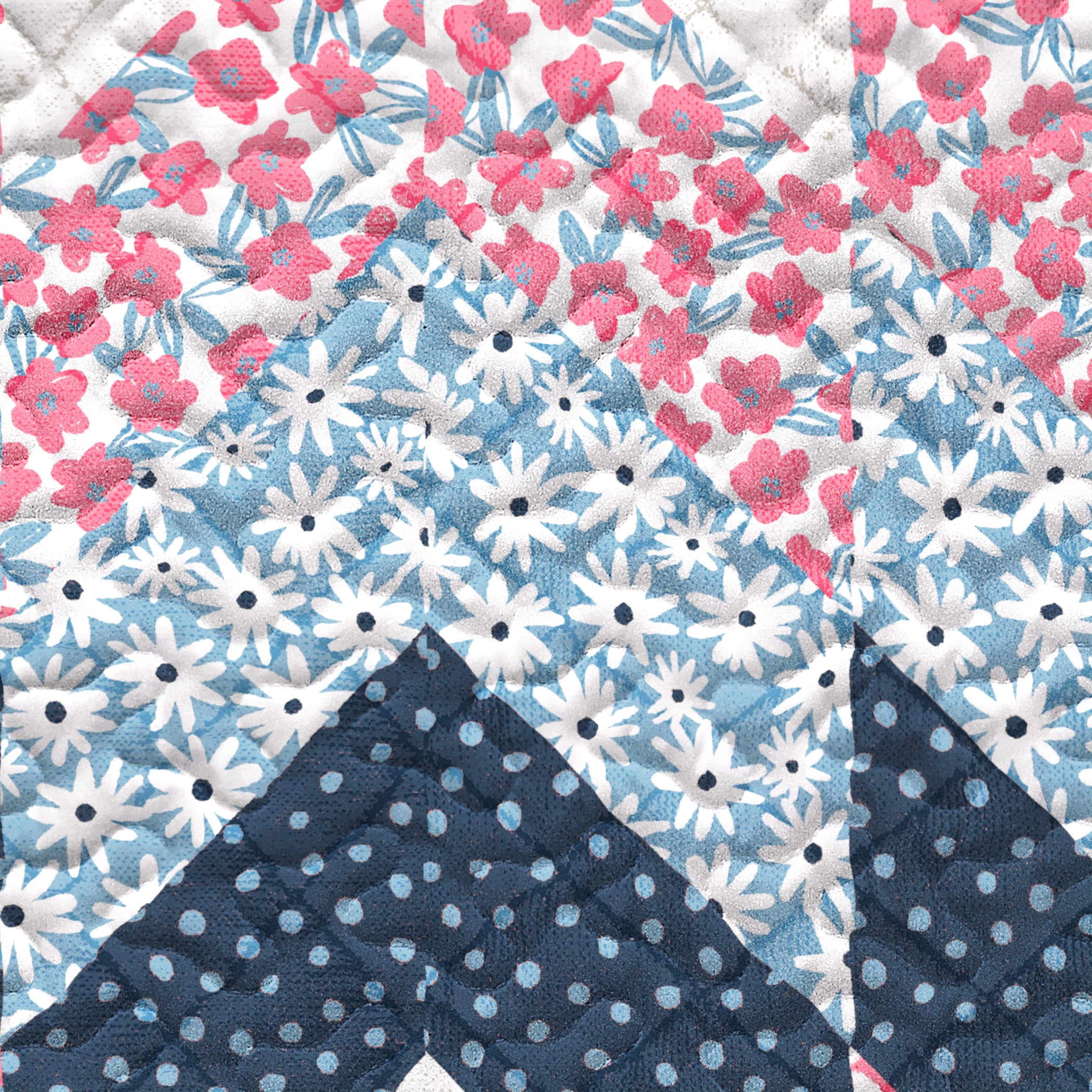 Adeline Patchwork Boho Farmhouse Lightweight Bedding Quilt Set – Elise ...